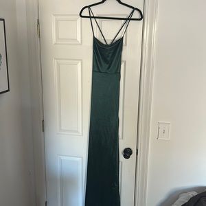 Windsor Forest green prom dress